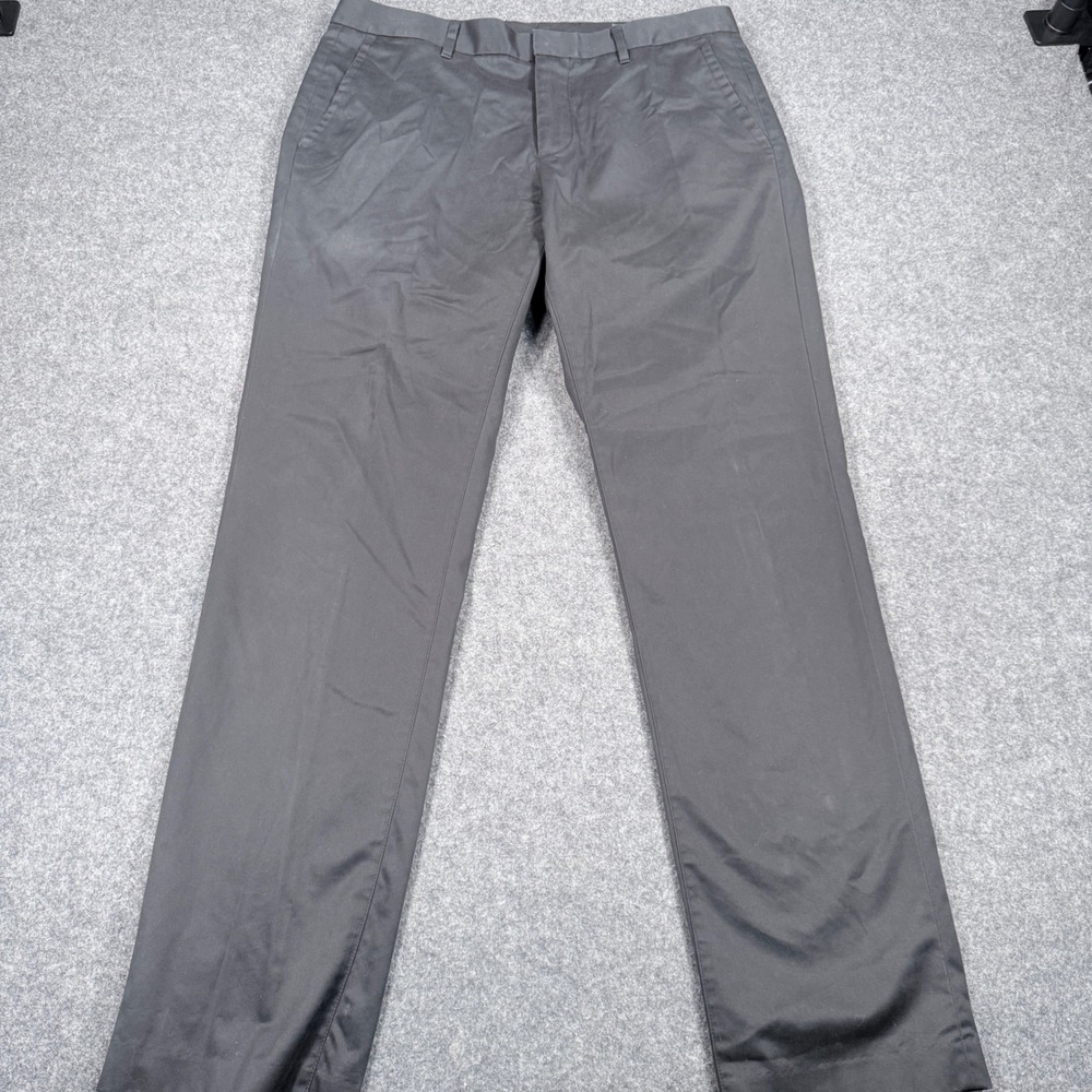 Bonobos Weekday Warrior Slim Fit Dress Pants Black 33x32 Tuesday Chino Mens